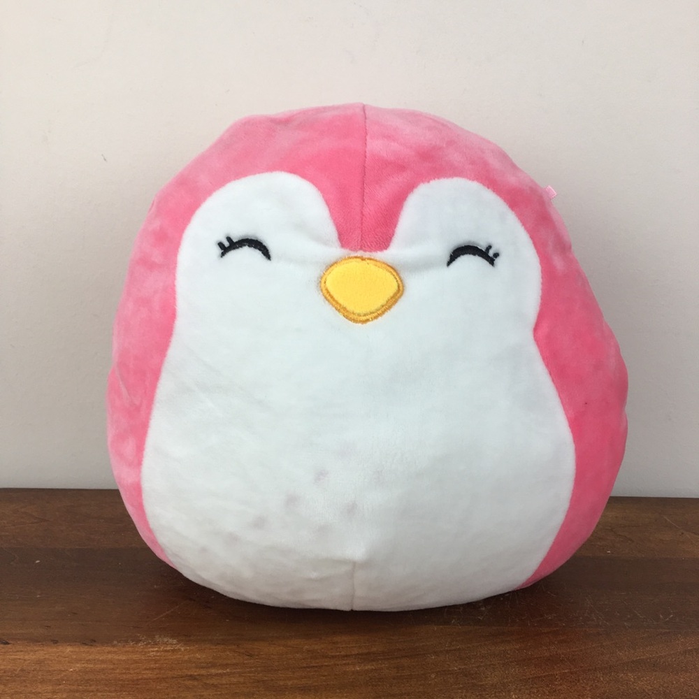 Squish-mallows 8 Squishmallow Piper The Penguin Pink Stuffed Plush Pre Owned